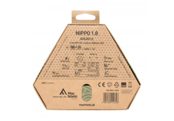 mactronic Nippo 1.8 hoofdlamp (Incl 3x AAA)11