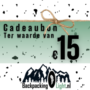 Cadeaubon ter waarde van €15