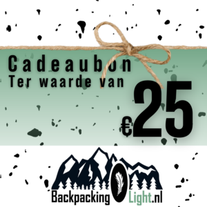 Cadeaubon ter waarde van €25