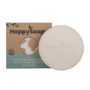 HappySoaps 3 in 1 Travel Wash Bar (Beach Breeze)