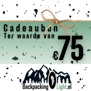 Cadeaubon ter waarde van €75