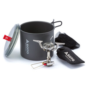 SOTO New River pot met Amicus stove set