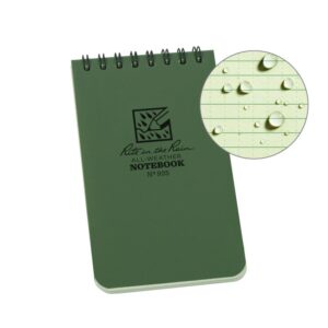 Rite in the Rain notebook 935 7.5 x 12.5 cm Groen